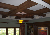 Faux wood beams